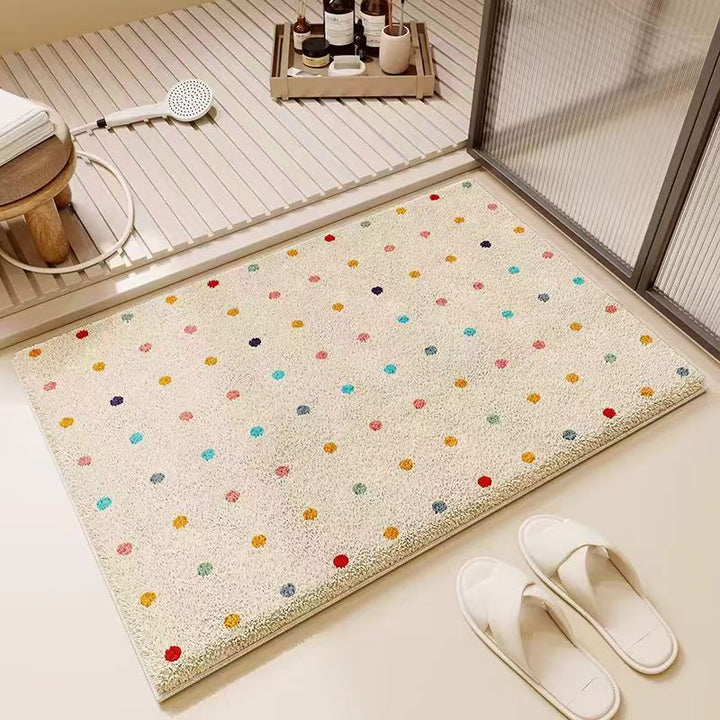 Textured Absorbent Bathroom Mat Stornfield