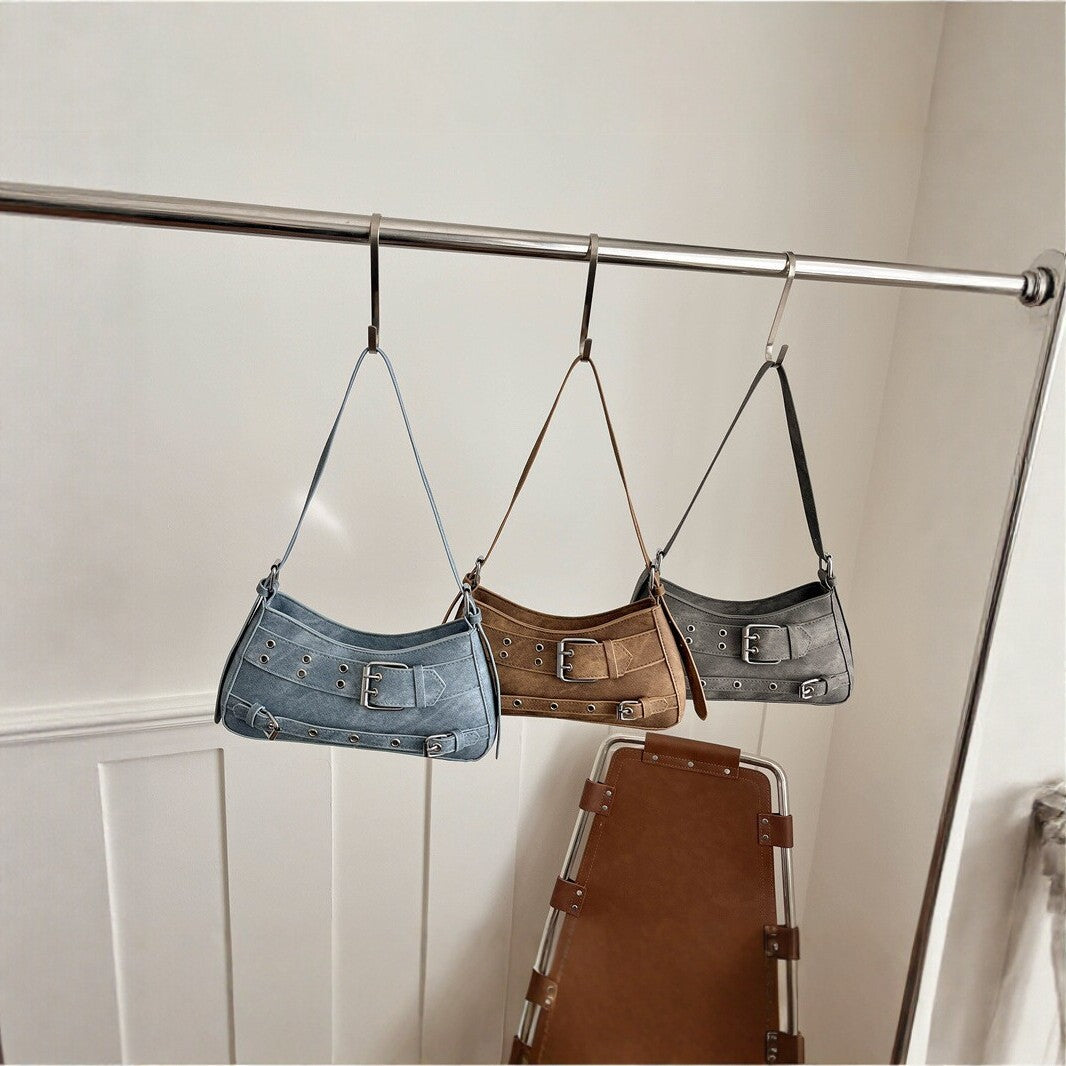 Stylish Buckle Detail Handbag