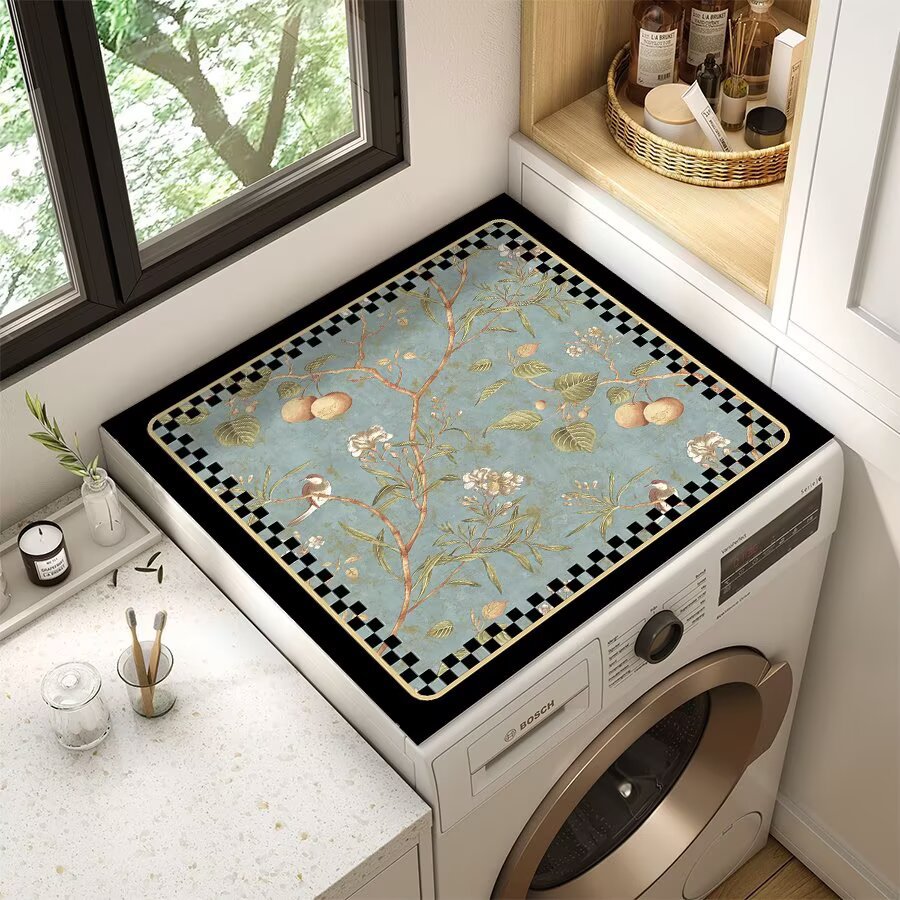 Floral Patterned Laundry Room Top Cover Stornfield