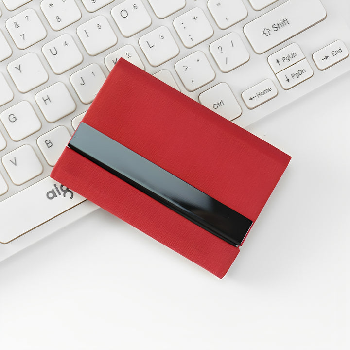 Premium Fabric Business Card Holder