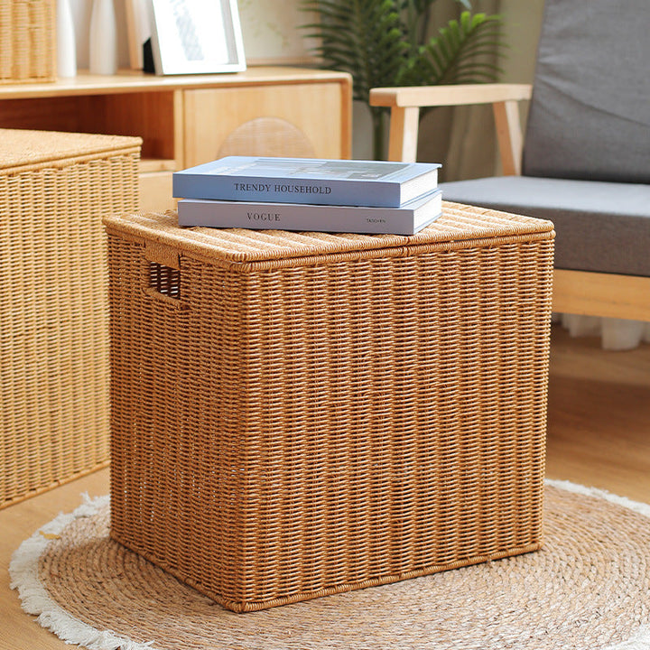 Handwoven Wicker Storage Cube Stornfield