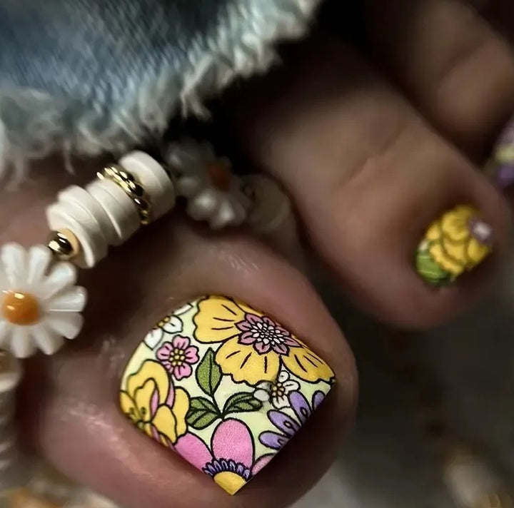 Floral Nail Design Enhancements Stornfield