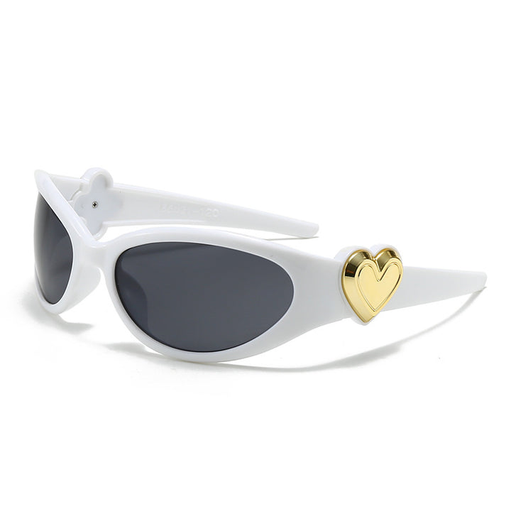 Ladies fashionable sunglasses in stylish heart design Stornfield