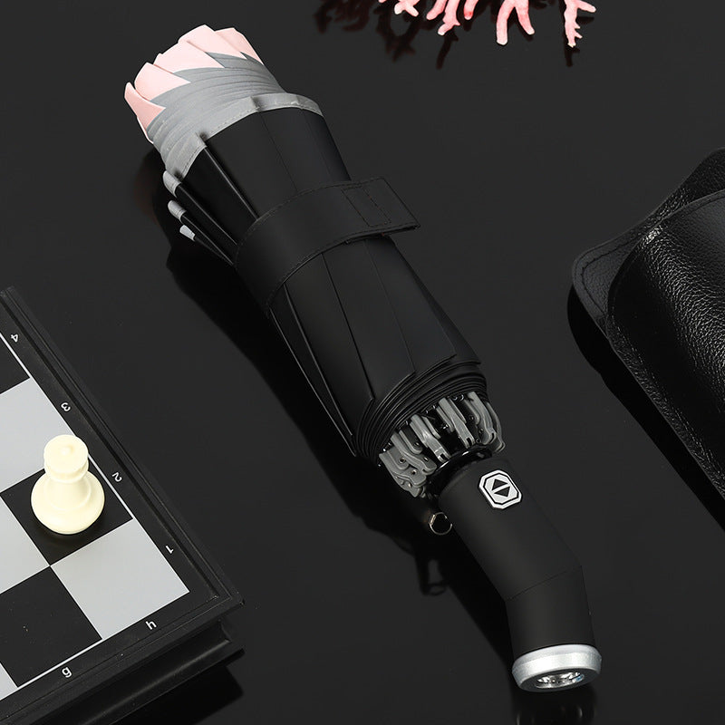 Women compact and innovative double-trigger umbrella Stornfield