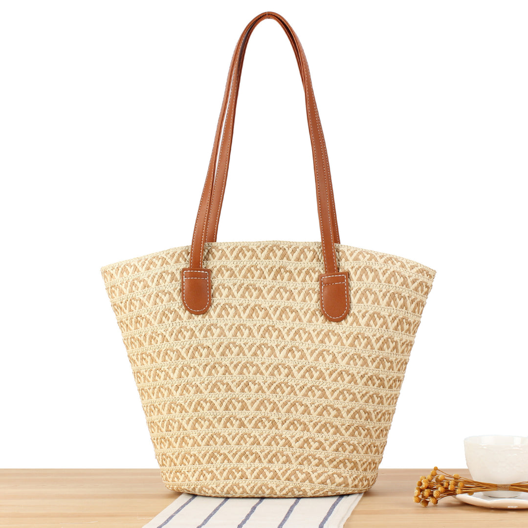 Beach bag with refined leather accents Stornfield
