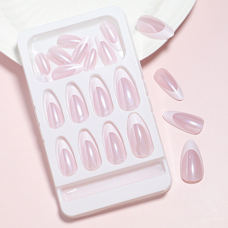 DIY Natural Glossy Press-On Nail Set Stornfield
