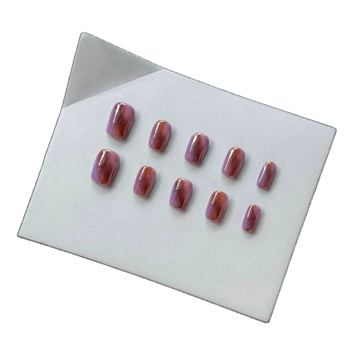 Artistic Marble Effect Press-On Nails