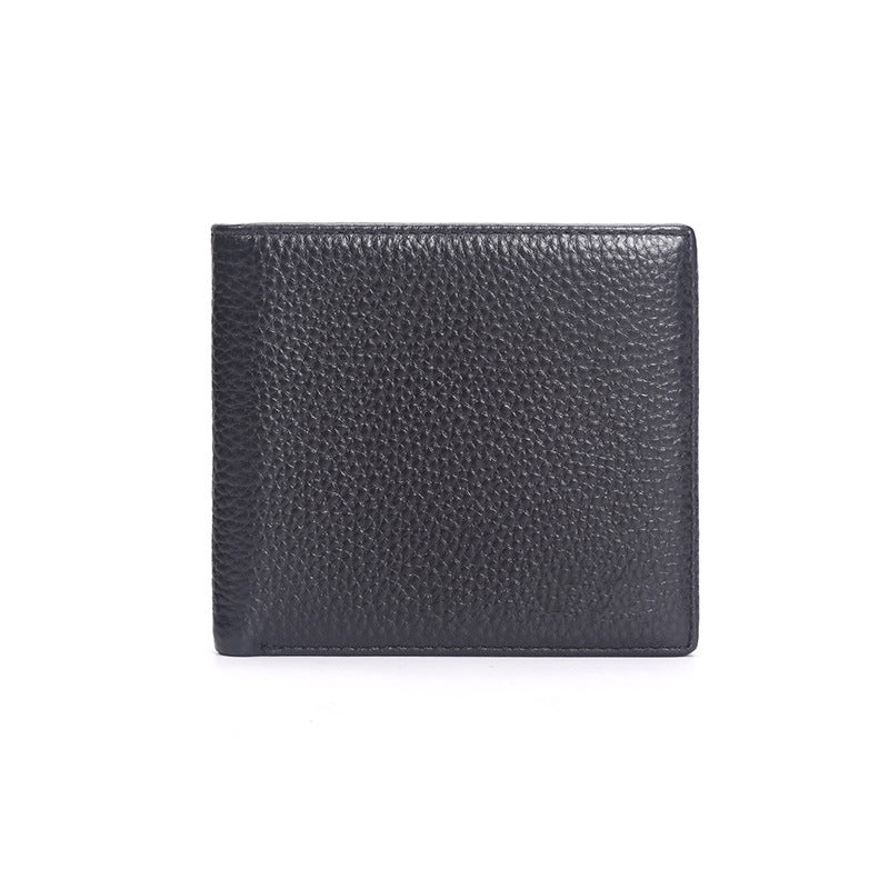 Textured Leather Bi-fold Wallet Stornfield