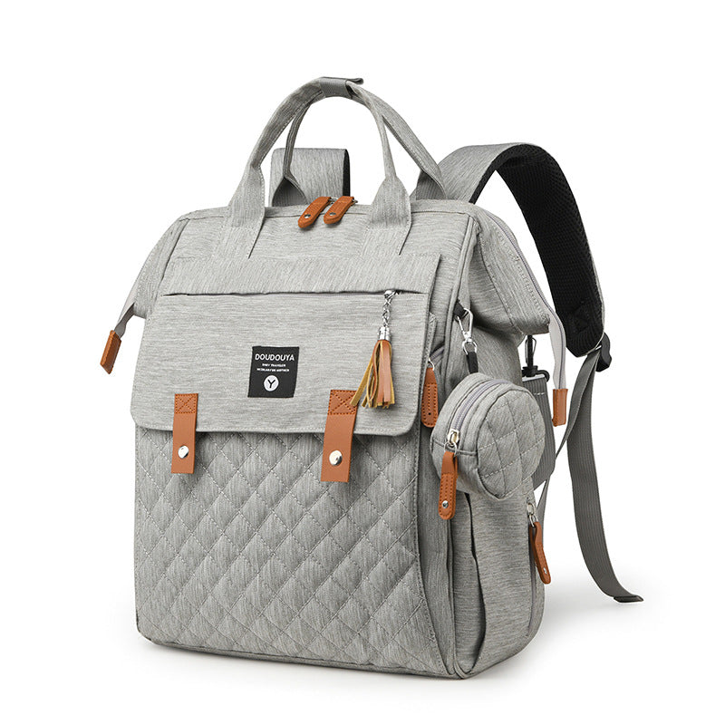 Multifunctional Quilted Diaper Backpack Stornfield