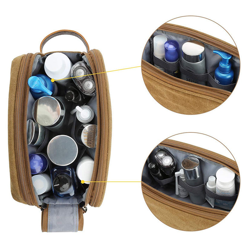 Durable Canvas Utility Toiletry Bag