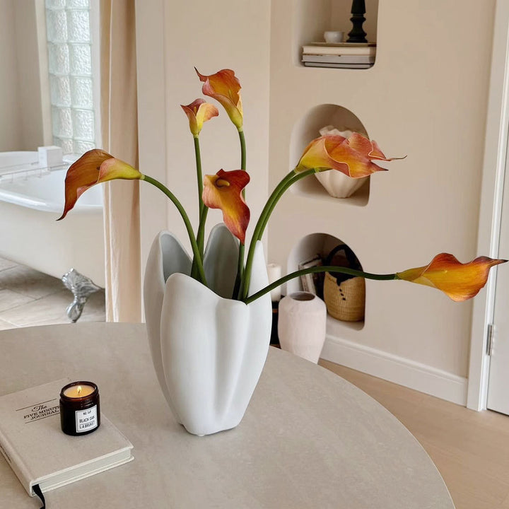 Modern Floral-Inspired Decor Vase