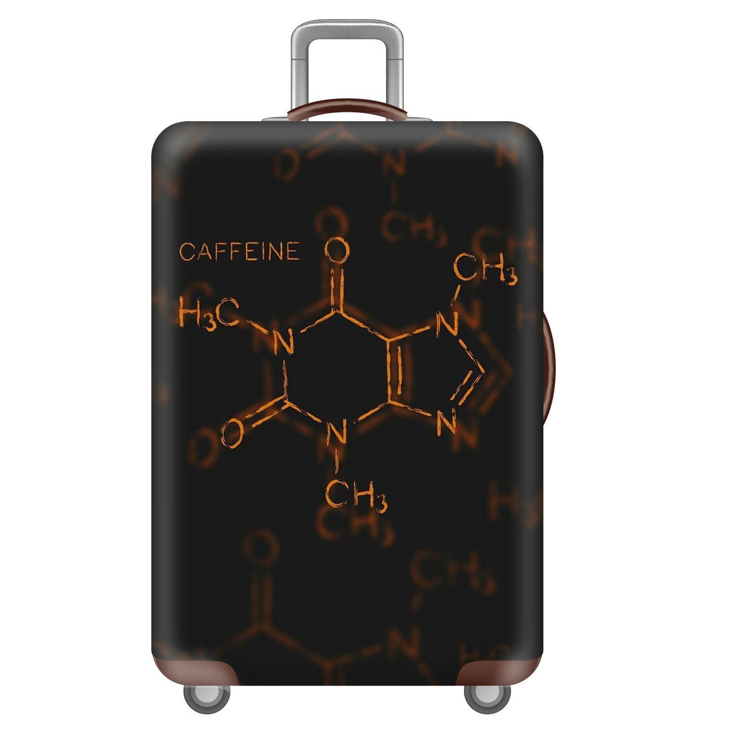 Unisex nano elastic suitcase cover with starry sky city motif, stretch protective cover for trolley luggage Stornfield