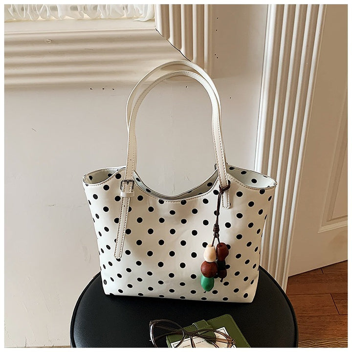 Stylish Polka Dot Tote Bag