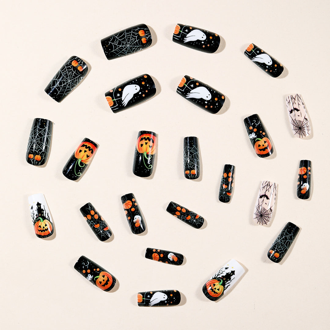 Festive Halloween-Themed Nail Art Stornfield