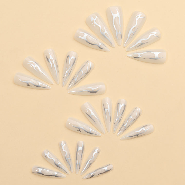 Artistic Stiletto Nail Design Stornfield