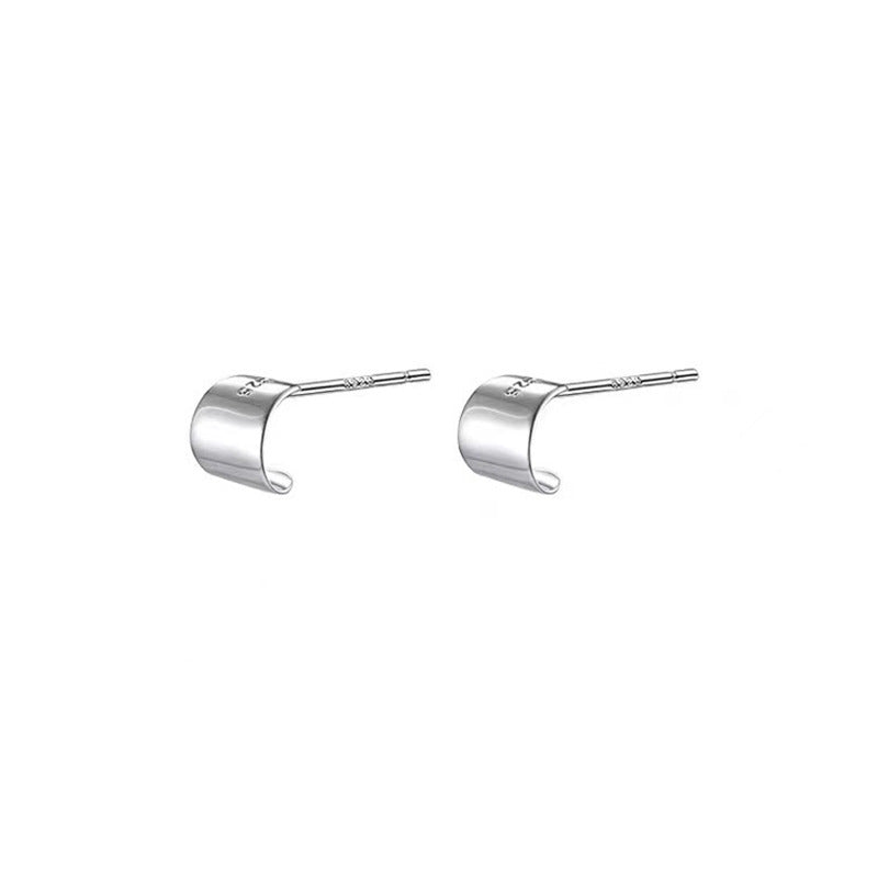 Delicate Silver Stud Earrings Stornfield