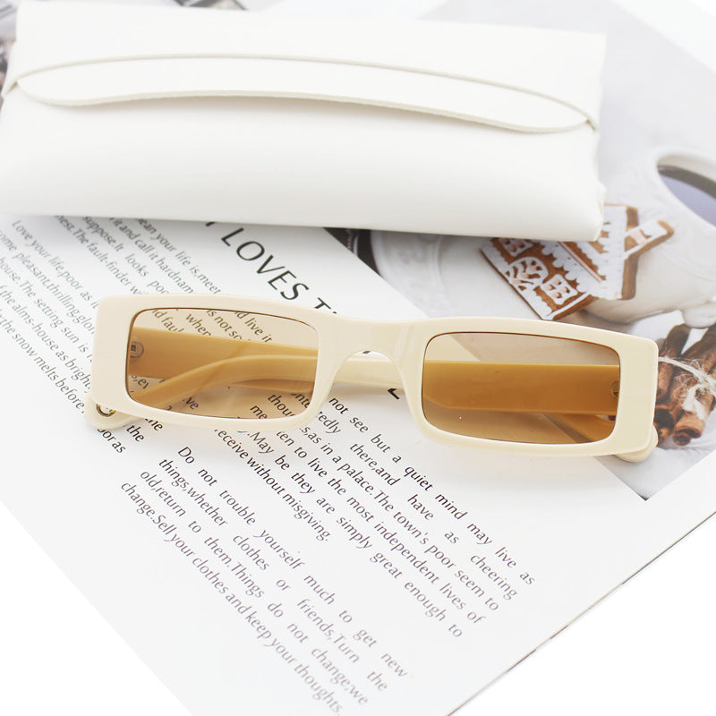 Women's fashion rectangular sunglasses with textured frame Stornfield