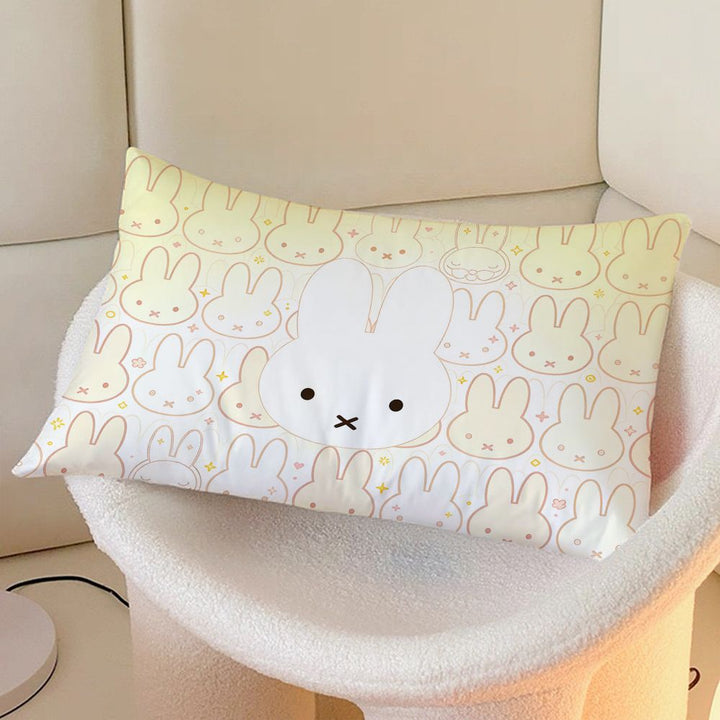 Cute Bunny-Themed Decorative Pillow