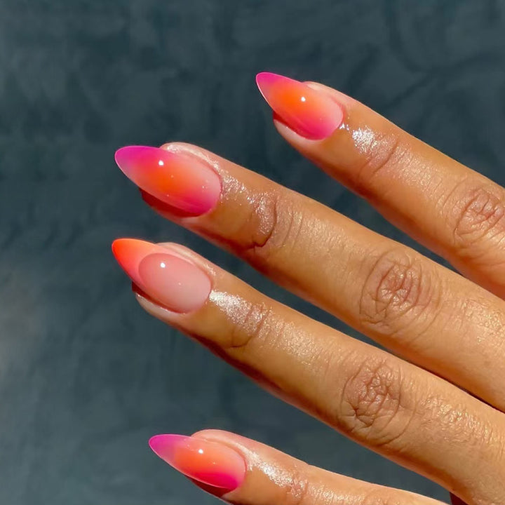 Ombre Pointed Nail Tips Stornfield