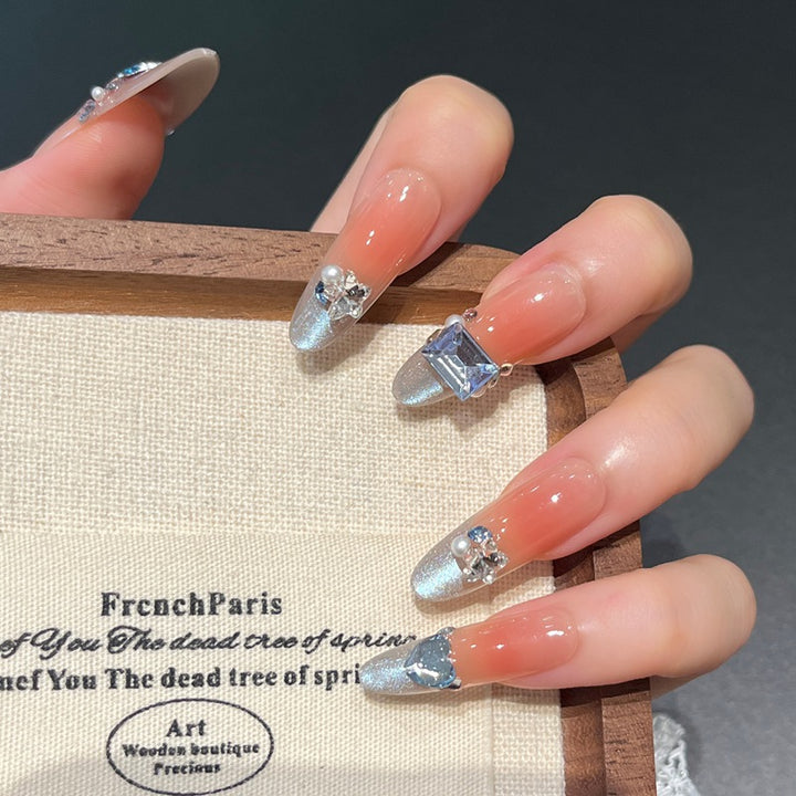 Crystal-Embellished Nail Art Extensions Stornfield