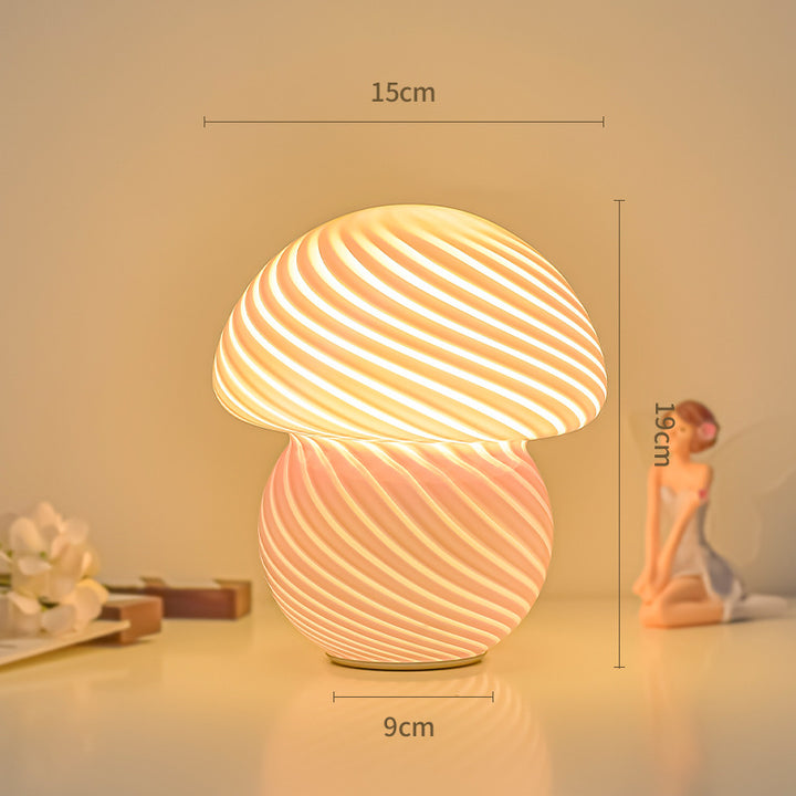Sculptural Mushroom Table Lamp