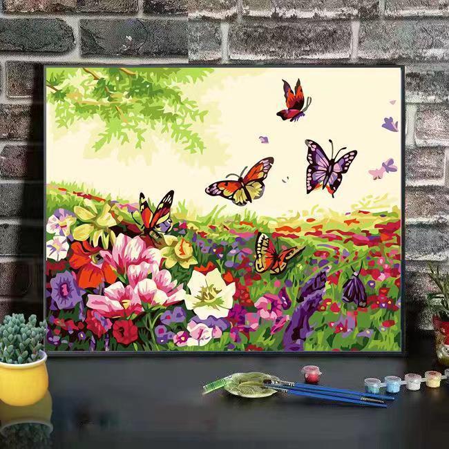 Scenic Mountain Landscape Art Canvas Print Stornfield