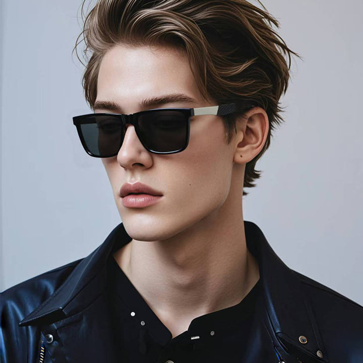Men's Sport-Ready Square Frame Sunglasses Stornfield