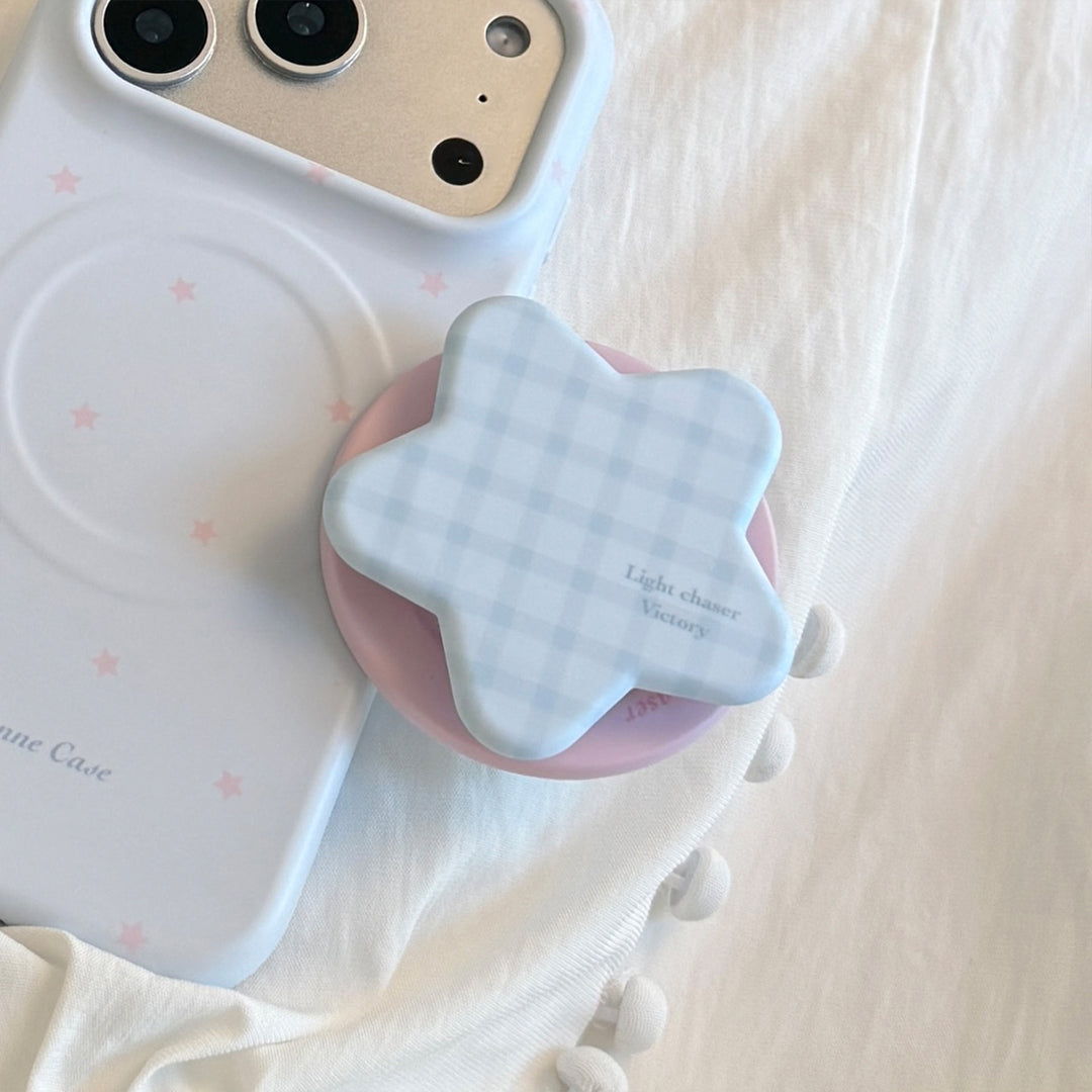 Playful star-shaped silicone coaster Stornfield