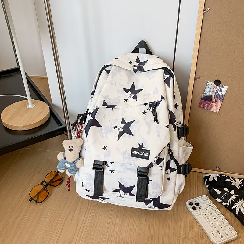 Fun Star-Patterned Backpack Stornfield