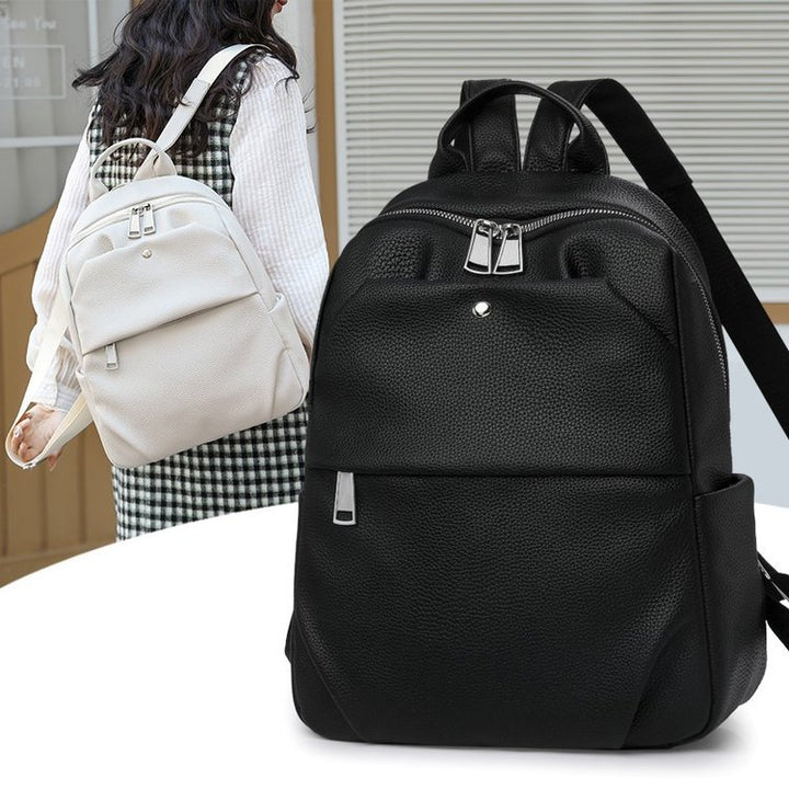 Premium Leather Laptop Backpack Stornfield