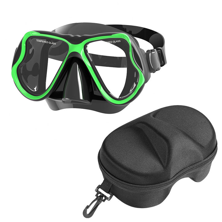 Diving mask with wide field of vision and comfortable wearing comfort Stornfield