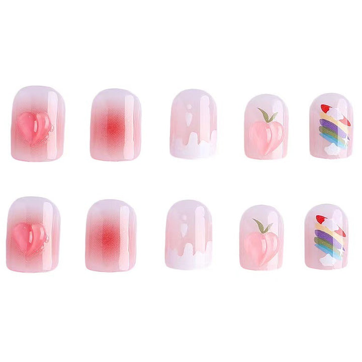 Creative nail art with fruit and flower motifs Stornfield