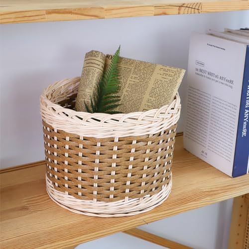 Woven Round Storage Basket Stornfield
