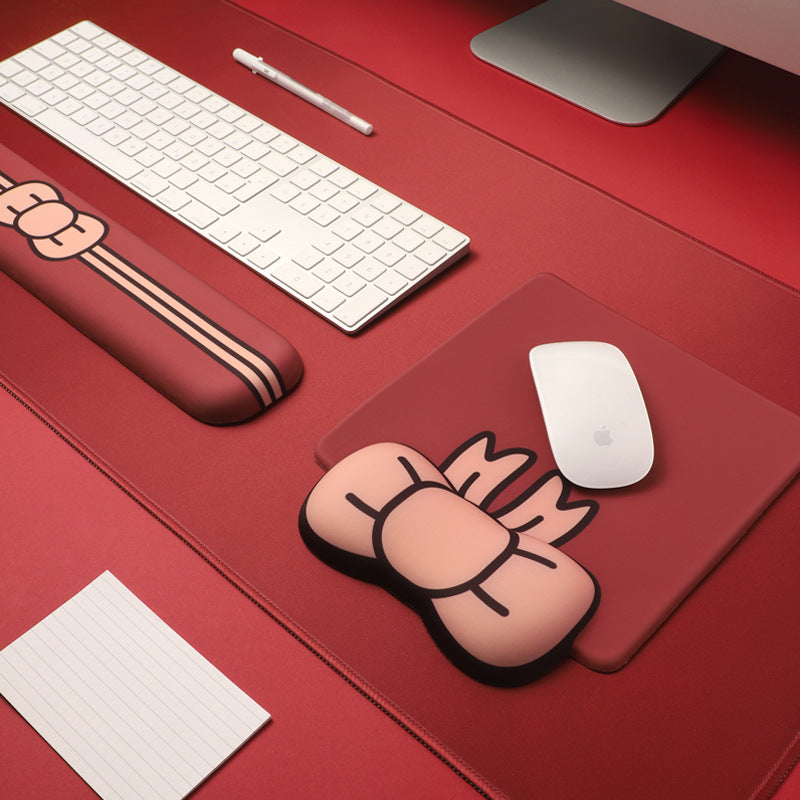 Decorative Mouse Pad with Bow Detail