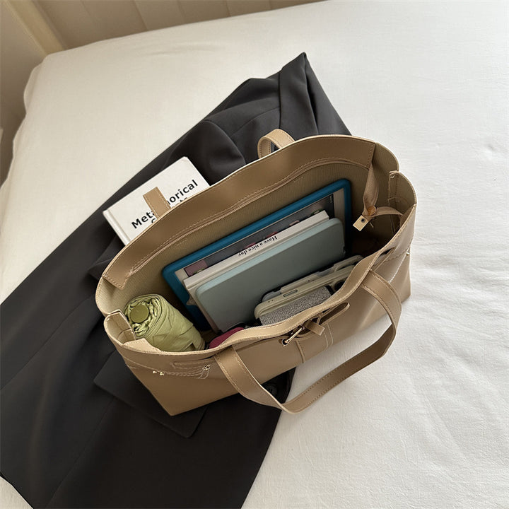 Spacious Multi-Pocket Tote Bag