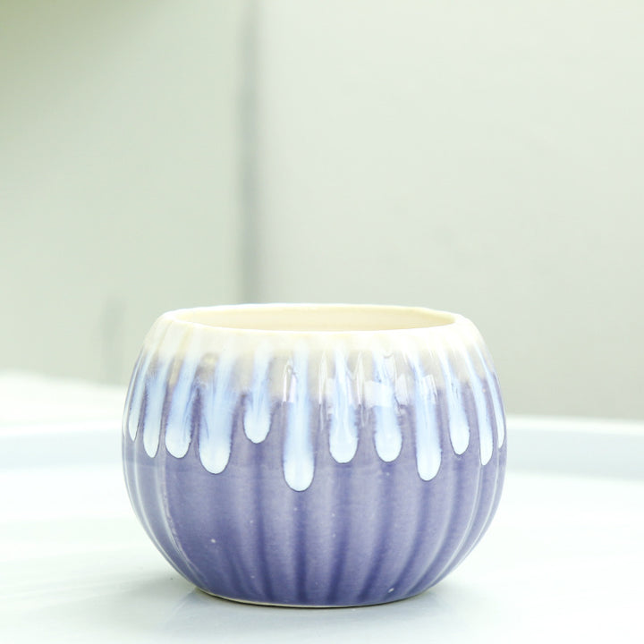 Ribbed Ceramic Planter Stornfeild