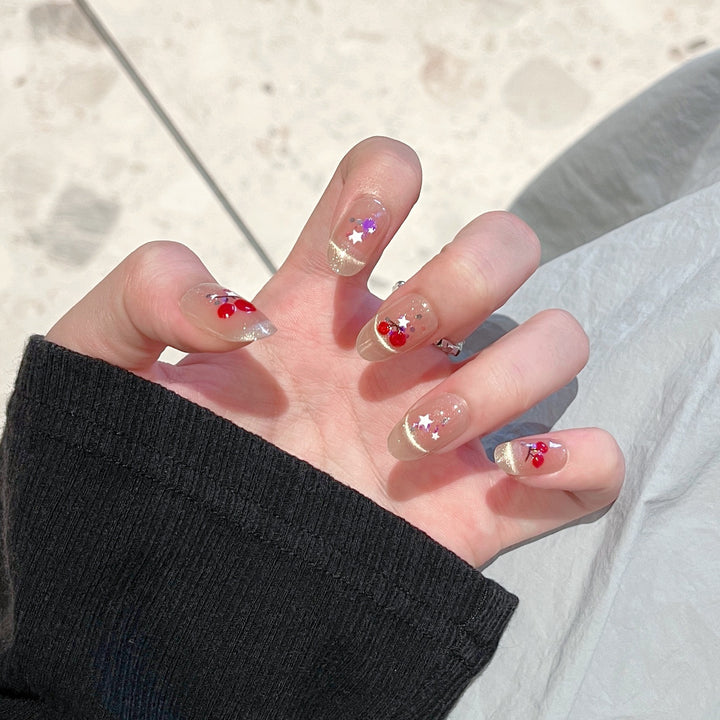 Premium Glittering Press-On Nail Extensions Stornfield