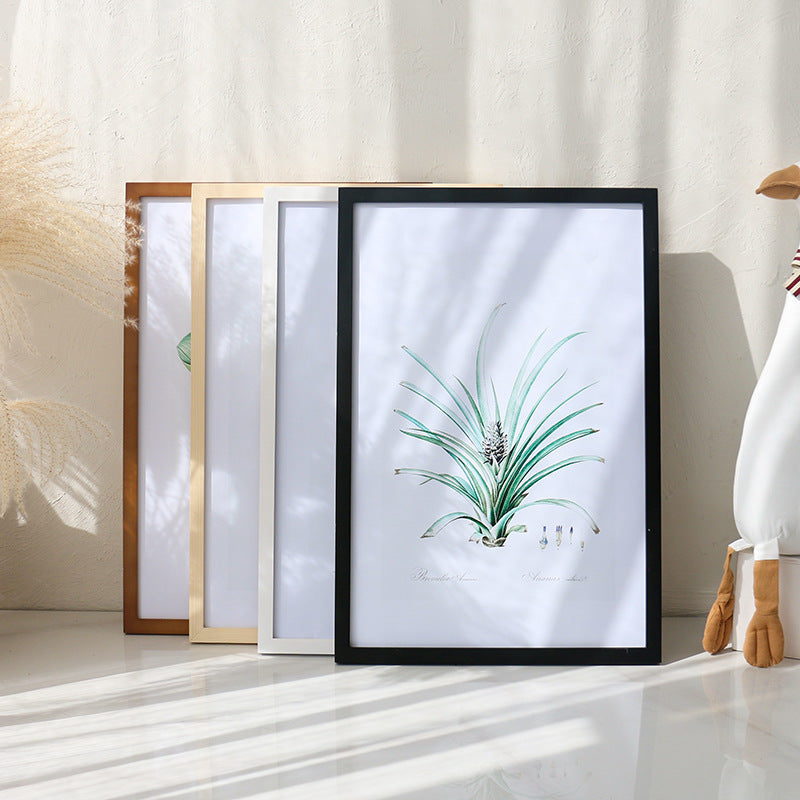 Elegant Framed Botanical Art Display