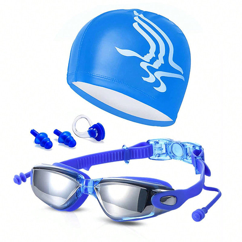 Swimming set with comfortable swimming goggles and trendy swimming cap Stornfield