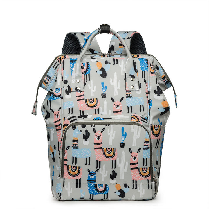 Cat-Themed Multi-Compartment Backpack Stornfield