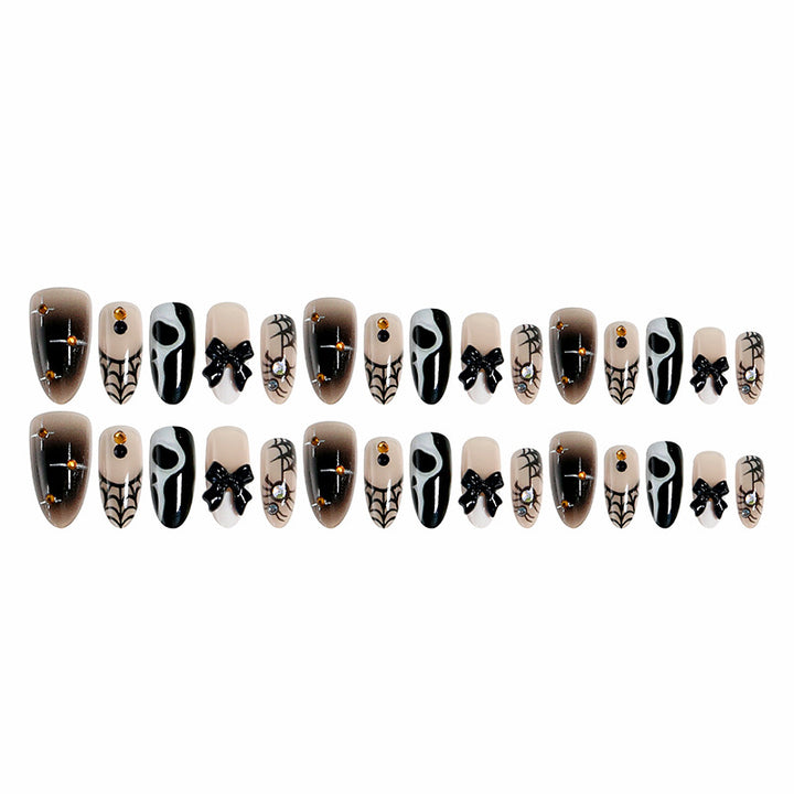 Creative Halloween Nail Art Set with Creepy Design Stornfield