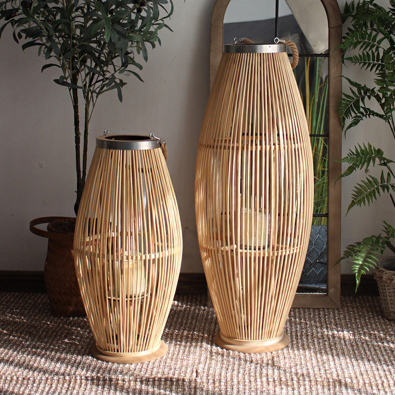 Elegant Rattan Lantern Stornfield