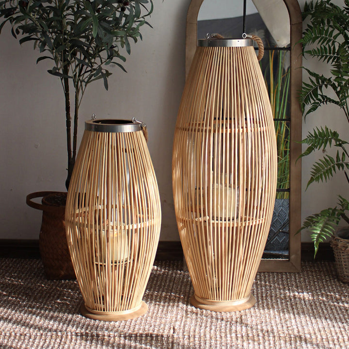 Elegant Rattan Lantern Stornfield