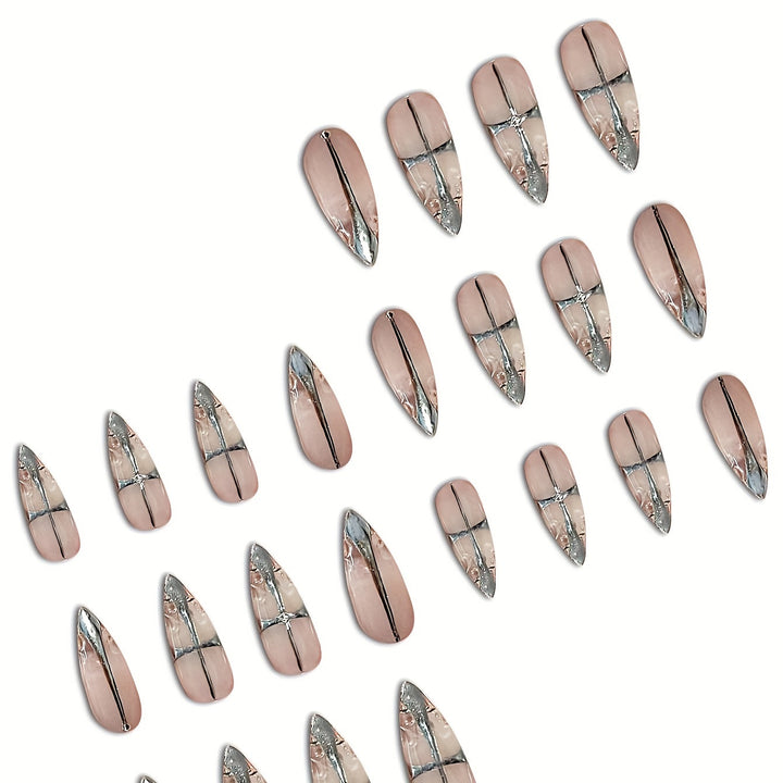 Elegant Stiletto Press-On Nail Set Stornfield