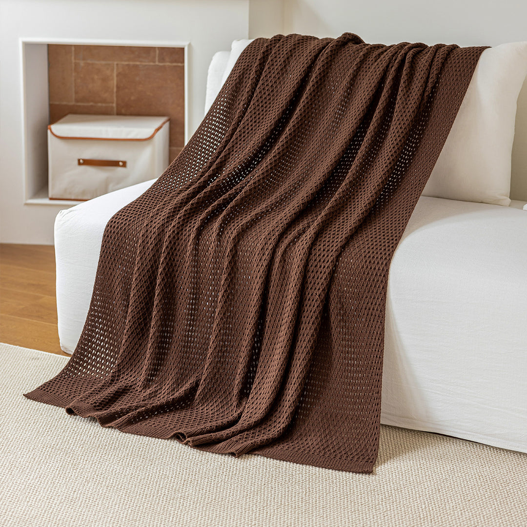 Lightweight Woven Throw Blanket