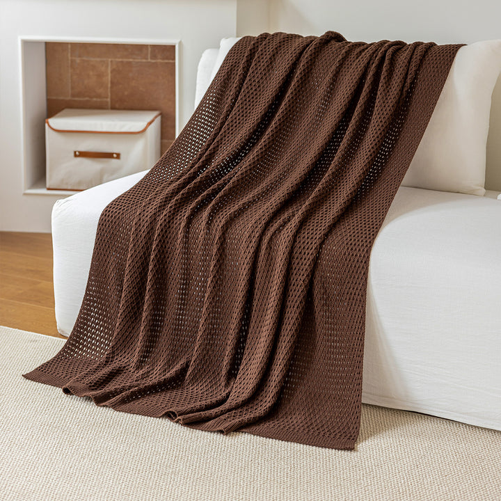 Lightweight Woven Throw Blanket