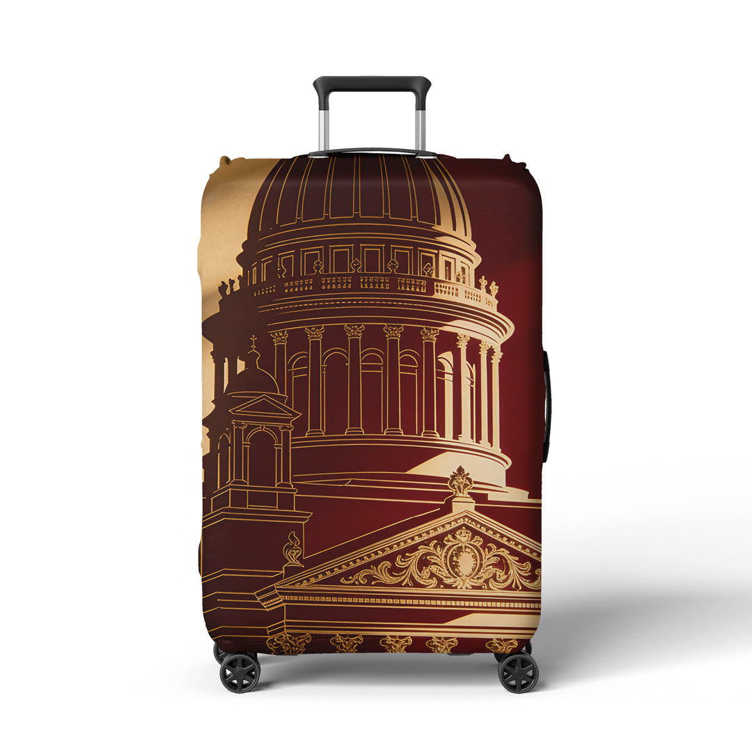 Women's Travel Trolley Stornfield  with elegant baroque pattern