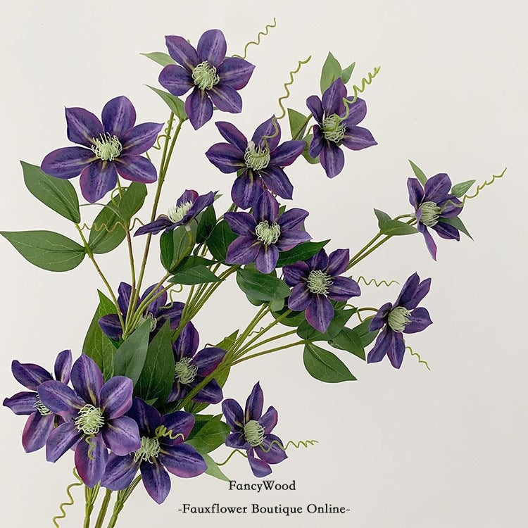 Decorative Clematis Floral Arrangement
