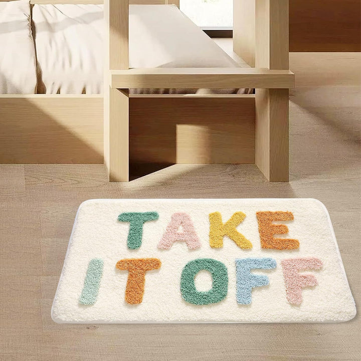 Plush Bathroom Bath Mat