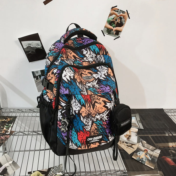 Graphic Design Multi-Pocket Backpack Stornfield
